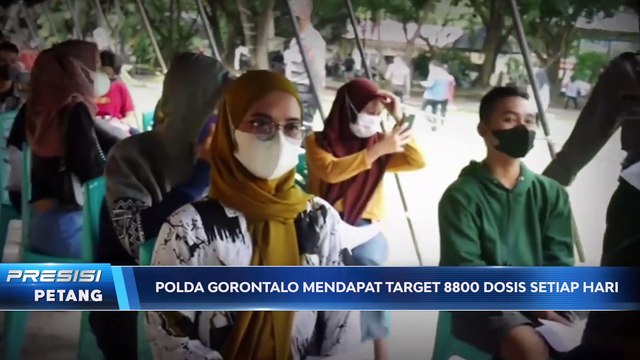 Gerai Vaksin Polda Gorontalo Terus Buka Layanan Vaksinasi Gratis Untuk Masyarakat
