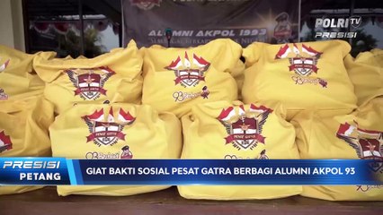 Polres Batang Gelar Giat Bakti Sosial Alumni Akpol Tahun 1993 untuk Masyarakat