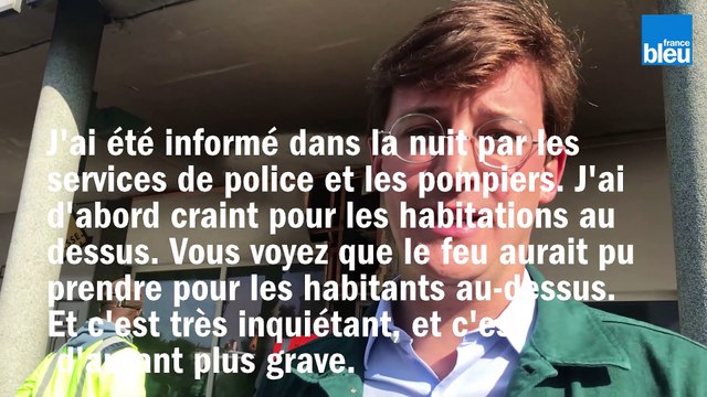 La permanence du député En marche Sacha Houlié incendié dans la nuit du 19 au 20 août à Poitiers