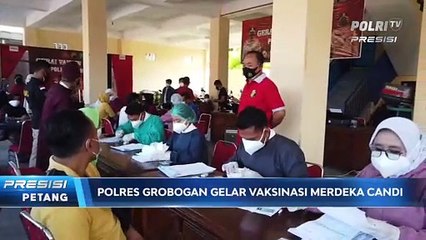 Gandeng Mahasiswa, Polres Grobogan Gelar Vaksinasi Covid-19