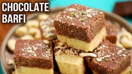 Chocolate Barfi | How To Make Chocolate Barfi | MOTHER'S RECIPE | Two Layer Barfi | Easy Sweet Ideas