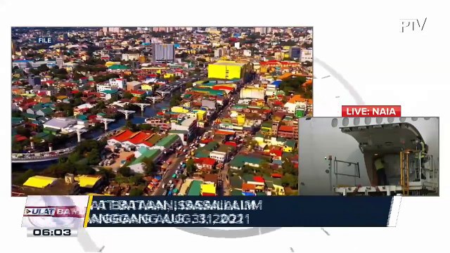 NCR, Laguna at Bataan, isasailalim sa MECQ hanggang Aug. 31, 2021; Dine-in at personal care services, bawal sa MECQ areas; Religious services, virtual din