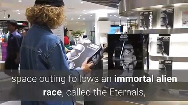 'Eternals' Angelina Jolie Trailer Gemma Chan Angelina Jolie Kit Harrington