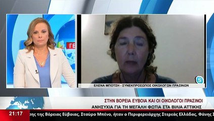 Η Συνεκπρόσωπος των Οικολόγων Πράσινων, Ελ. Μπότση στο δελτίο του Star