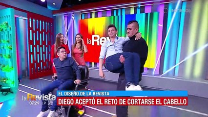 Diego demostró su compromiso y cariño por La Revista (1)