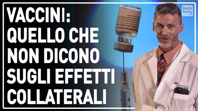 VACCINI: IL DISCORSO SENZA FILTRI DEL DR. COLE ▷ NON VI DICONO LE VERE CAUSE DEGLI EFFETTI AVVERSI