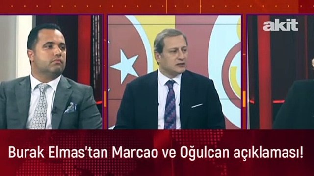 Burak Elmas'tan Marcao ve Oğulcan açıklaması!