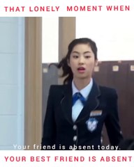 Best Friend Absent That Lonely Moment Classroom Stories Kdrama edit Wait for the End  Parallelverse