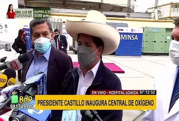 Presidente Castillo: “habrá sorpresas con el gas y los alimentos la próxima semana”