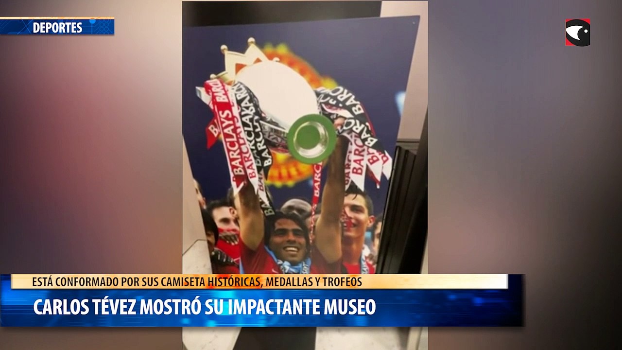 Carlos Tévez mostró su impactante museo