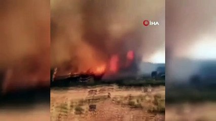 Atina'nın kuzeybatısındaki yangın kontrol altına alınamıyor