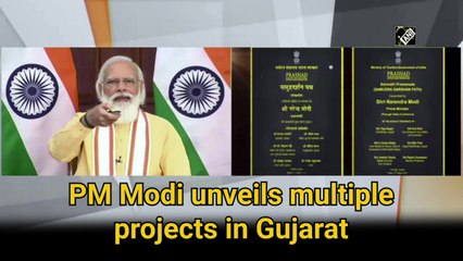 PM Modi unveils multiple projects in Gujarat
