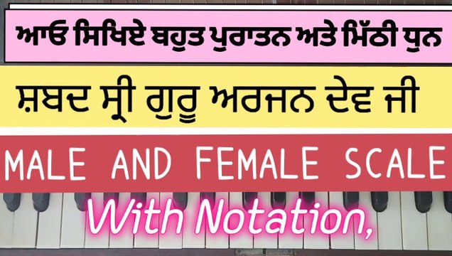Raakh Pita Prabh Mere Mohe Nirgun Sab Gun Tere Learn Shabad On Harmonium