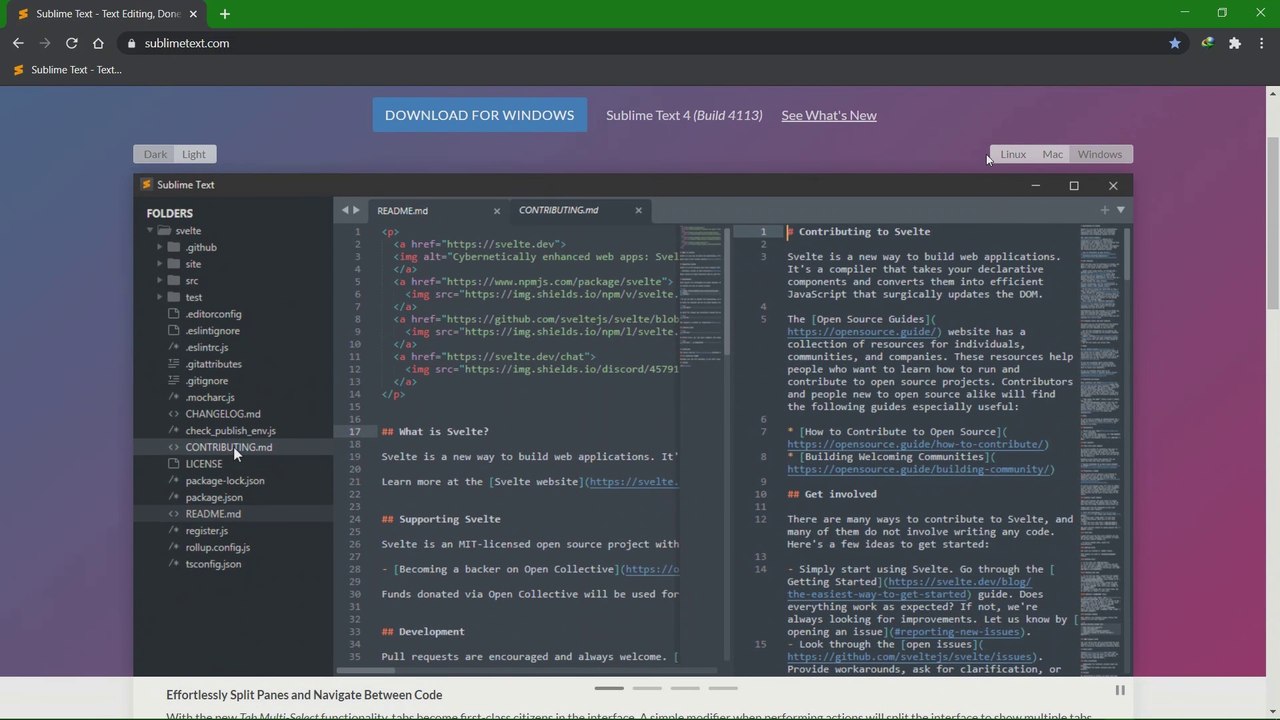 Sublime Text 4 | Windows | Mac | Linux | Text Editor for Windows | Html Designer | Programmer | Database Administrator | Server Administrator | World’s Fastest Text Editor