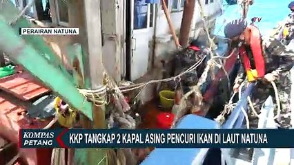 Download Video: Detik-Detik 2 Kapal Asing Pencuri Ikan di Laut Natuna Ditangkap, Sempat Berusaha Kabur