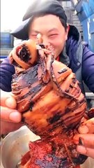 SPICY SEAFOOD | SQUID OCTOPUS SUPER NICE EATING |  أصوات الأخطبوط ال | #shorts #105