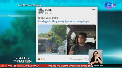 Mga hugot at pagiging bitter ng isang content creator, kinagigiliwan online | SONA