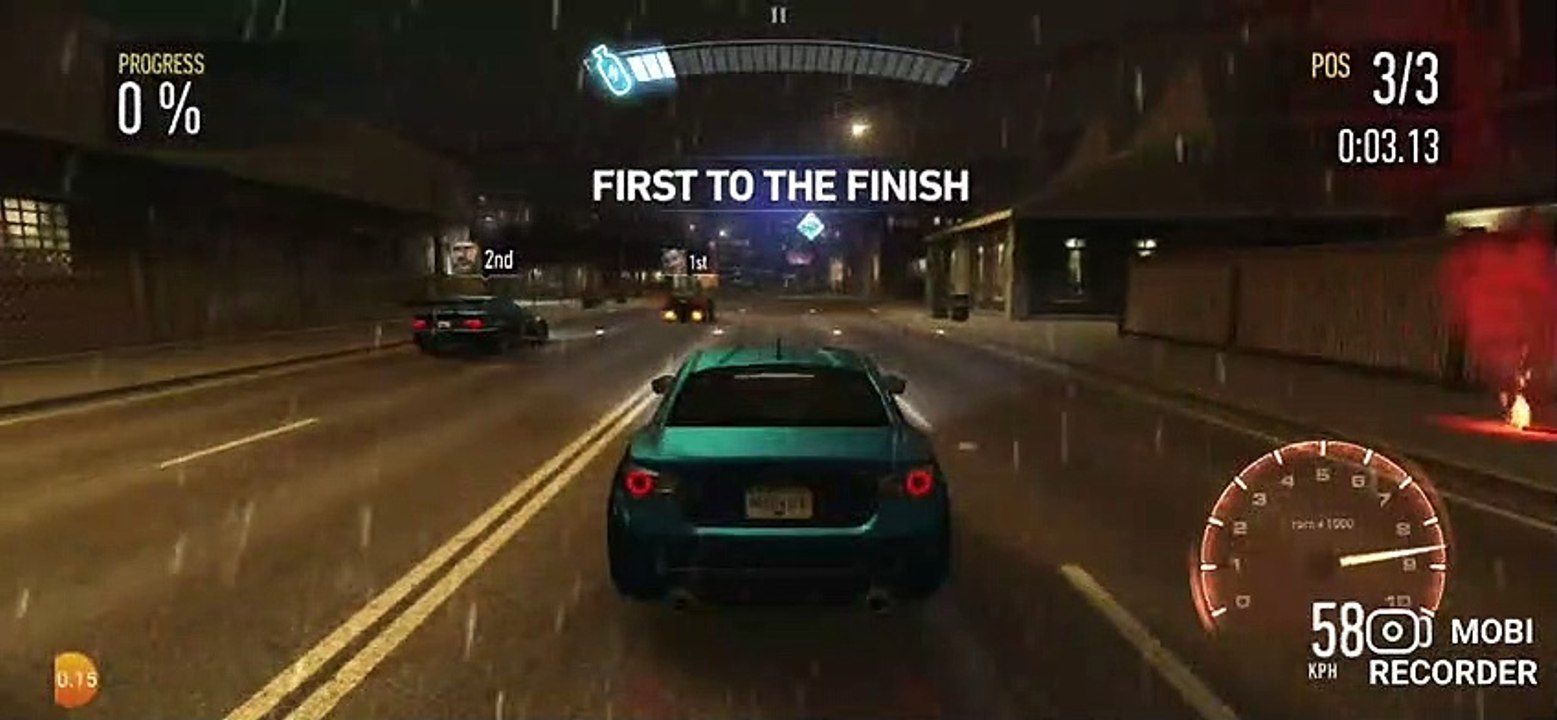 Racing of Mitsubishi lancer Evo