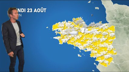 Bulletin météo pour le lundi 23 août 2021