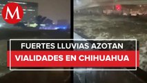 En Chihuahua, una persona muere atrapada en su vehículo por inundaciones