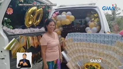 Bouquet na may P60,000, regalo ng 2 anak sa 60th birthday ng kanilang ina | Saksi