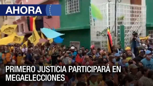 Primero Justicia participará con su tarjeta en comicios del 21N - #20Ago - Ahora