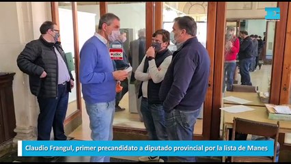 Claudio Frangul, primer precandidato a diputado provincial por la lista de Manes