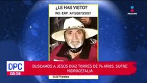 Jesús Días Torres de 74 años de edad desapareció en la alcaldía Álvaro Obregón