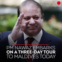 Unfazed Nawaz leaves for Maldives today