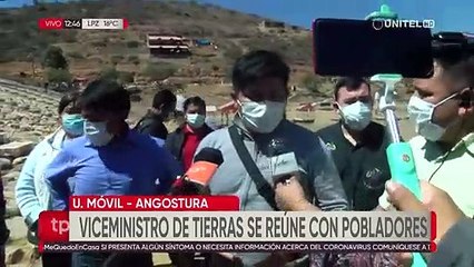 El viceministro de Recursos Hídricos, Wilder Quiroz