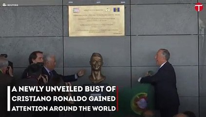 Bizarre Ronaldo statue becomes major talking point