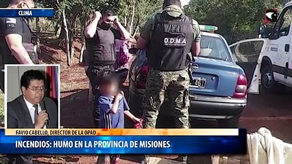 Incendios- Humo en la provincia de Misiones