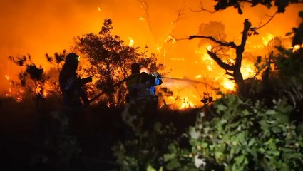 Firefighters battle deadly wildfires overnight in France