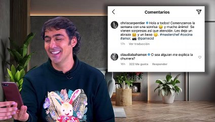 Por comentario de Claudia Bahamón, Chris Carpentier responde si se siente galán