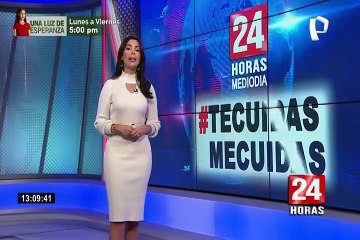 Huancayo: joven carga cruz para pedir justicia por asesinato de su madre