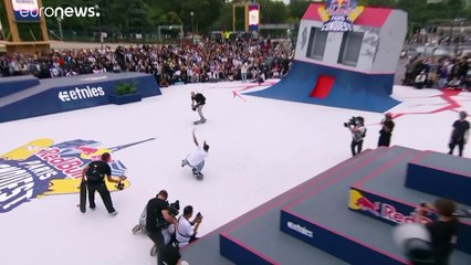 Skater-Elite in Paris: Bonus-Selfie mit Neymar