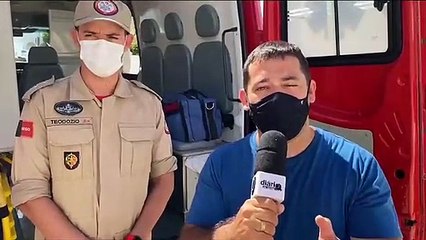 Homem é atropelado na BR-427 em Pombal e é socorrido ao HRP com traumatismo craniano