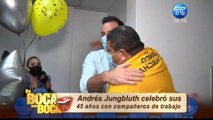 Andrés Jungbluth cumplió 45 años: así fue sorprendido