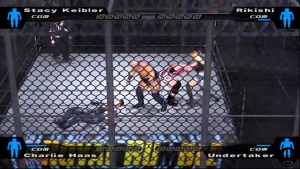 Here Comes the Pain Stacy Keibler vs Rikishi vs Charlie Haas vs Undertaker