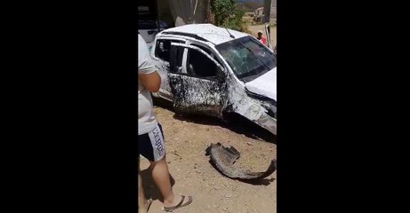 Prefeito de Itaporanga sofre acidente de carro na PB-382 quando retornava de visita à zona rural