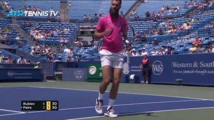 Cincinnati - Paire chute face à Rublev