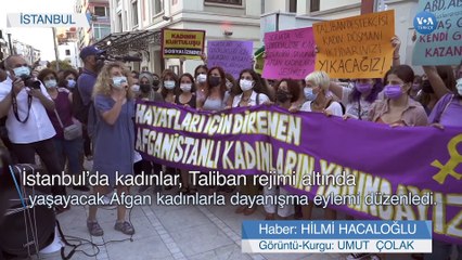 İstanbullu Kadınlardan Afgan Kadınlarla Dayanışma Eylemi