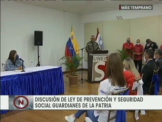 Inició la discusión sobre el Proyecto de Ley Guardianes de la Patria desde la sede central UNES