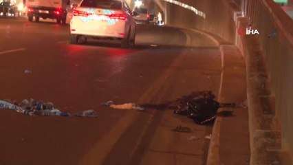 Ankara'da alt geçit girişinde otomobilin çarptığı yaya hayatını kaybetti