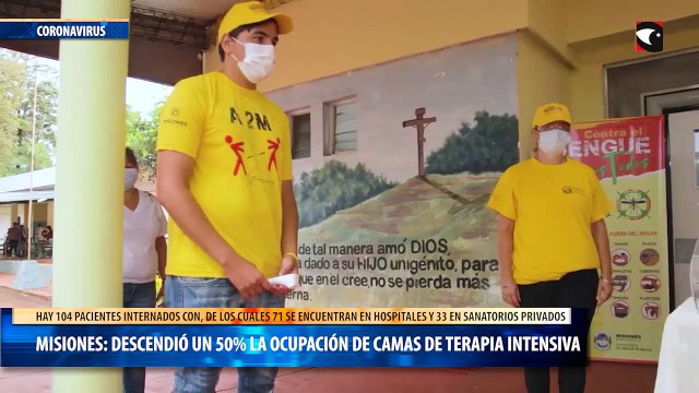 Coronavirus en Misiones: descendió un 50% la ocupación de camas de terapia intensiva