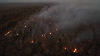 Download Video: Wildfires tear through Bolivian forests