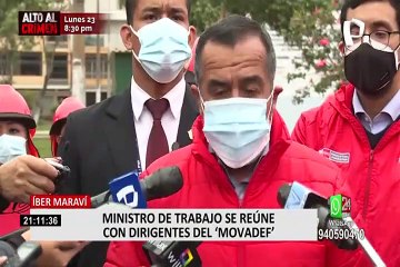 Ministro Maraví: No tengo vinculación con el Movadef ni con ningún grupo violentista