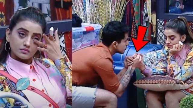 Bigg Boss Ott : Pratik Sehajpal ने रोती Akshara Singh को दिया सहारा, पोछे आंसू | FilmiBeat