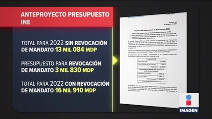 El INE pide 13 mil millones de pesos para 2022