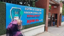 Öğrencilerden aşı mesajı: 'Eğitim öğretim hakkımı engelleme, aşı ol'